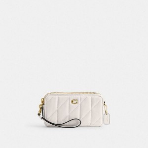Dámské Crossbody Kabelka Coach Kira With Pillow Quilting Bílé | 3745819-CZ