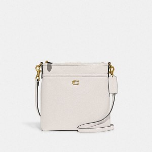 Dámské Crossbody Kabelka Coach Kitt Messenger Béžový | 3605794-CZ