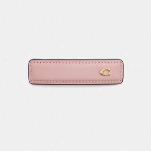 Dámské Hair Accessories Coach Signature Leather Růžové | 0863197-CZ