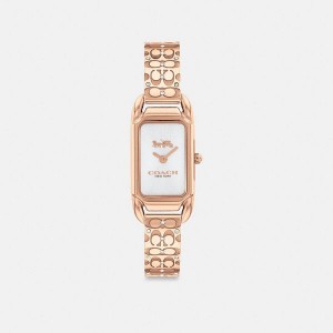 Dámské Hodinky Coach Cadie 17.5 Mm X 28.5 Mm Růžové Zlaté | 3748659-CZ