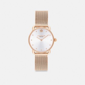 Dámské Hodinky Coach Elliot 28 Mm Růžové Zlaté | 5861947-CZ