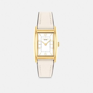 Dámské Hodinky Coach Reese 24 Mm X 35 Mm Bílé Zlaté | 1920547-CZ