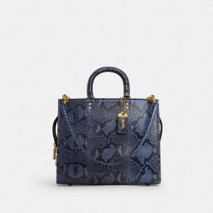 Dámské Kabelka Coach Rogue In Snakeskin Blankyt | 6735280-CZ