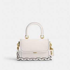 Dámské Kabelka Coach Rogue Top Bílé | 7915834-CZ