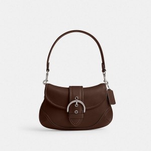 Dámské Kabelka Coach Soho Flap In Regenerative Leather Stříbrné | 8924607-CZ