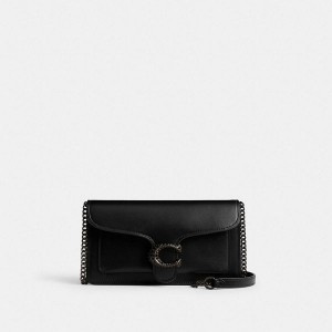 Dámské Kabelka Coach Tabby Chain Clutch Blankyt Šedé Černé | 1068549-CZ