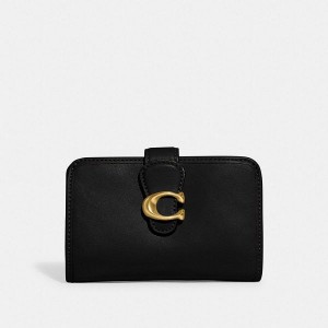 Dámské Peněženka Coach Tabby Medium Černé | 3596148-CZ
