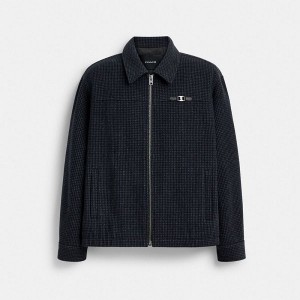 Pánské Bunda Coach Heritage C Plaque Harrington Tmavě Blankyt Viacfarebný | 7186540-CZ