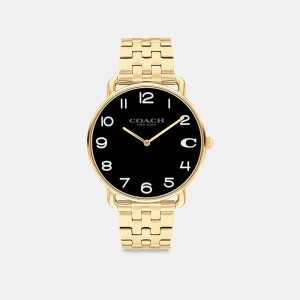 Pánské Hodinky Coach Elliot 41 Mm Zlaté | 2436159-CZ