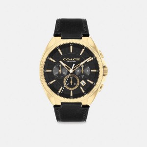 Pánské Hodinky Coach Jackson 45 Mm Černé | 4025693-CZ