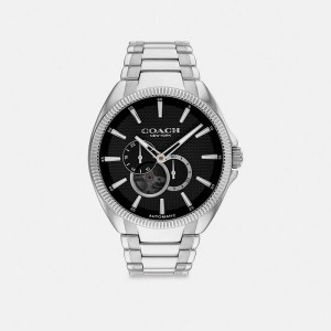 Pánské Hodinky Coach Jackson Automatic 45 Mm Šedé | 2137048-CZ