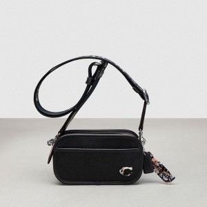 Pánské Ledvinka Coach Crossbody In Leather Černé | 9521608-CZ