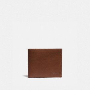 Pánské Peněženka Coach Slim Billfold Hnědé | 8963172-CZ