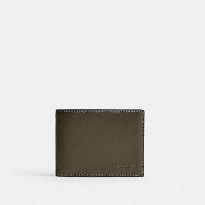 Pánské Peněženka Coach Slim Billfold Zelene | 0841362-CZ