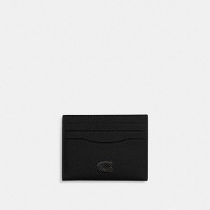 Pánské Pouzdro Na Karty Coach Signature Canvas Černé | 5789421-CZ