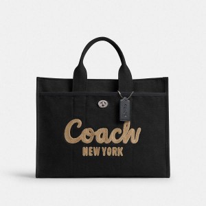 Pánské Tote Coach Cargo 42 Stříbrné Černé | 8096172-CZ