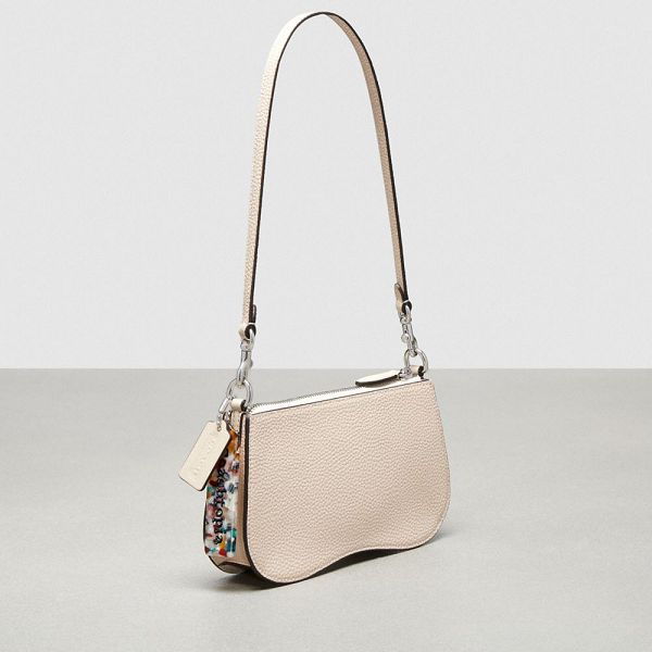 Coachtopia Kabelka přes Rameno Coach Small Wavy In Leather Béžový | 4091572-CZ