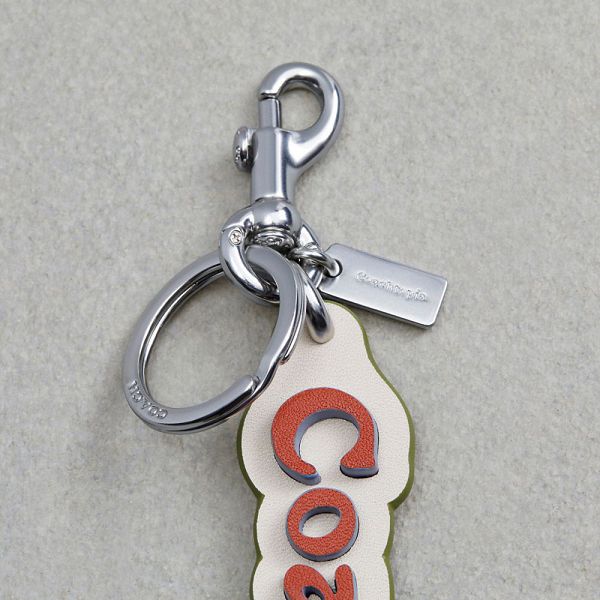 Coachtopia Příslušenství K Taškám Coach Logo In Leather Oranžové Viacfarebný | 7265894-CZ
