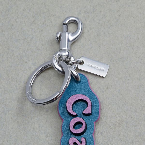Coachtopia Příslušenství K Taškám Coach Logo In Leather Fialové | 4568093-CZ