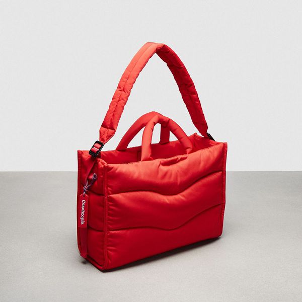Coachtopia Tote Coach Loop With Wavy Quilting Červené | 1706543-CZ