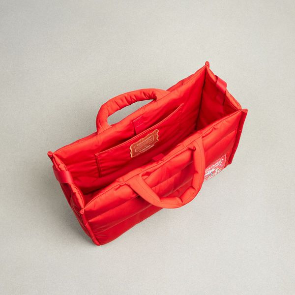 Coachtopia Tote Coach Loop With Wavy Quilting Červené | 1706543-CZ