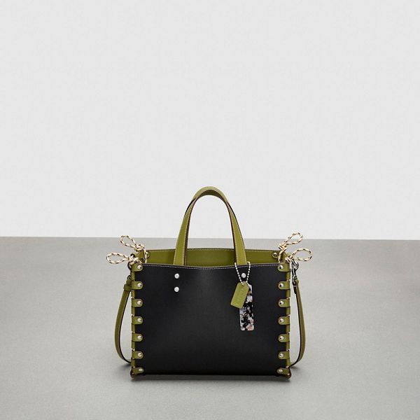 Coachtopia Tote Coach Medium Re Laceable Leather Olivy Zelené Zelene | 4732650-CZ