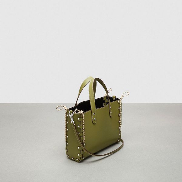 Coachtopia Tote Coach Medium Re Laceable Leather Olivy Zelené Zelene | 4732650-CZ
