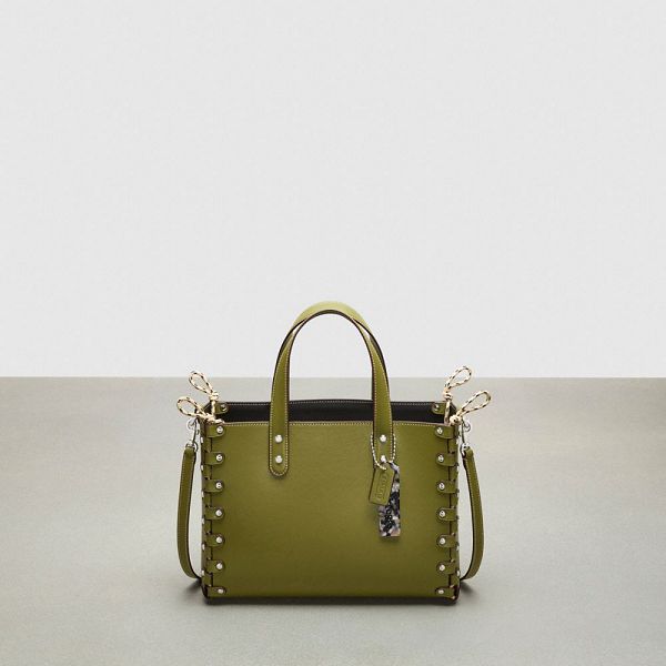 Coachtopia Tote Coach Medium Re Laceable Leather Olivy Zelené Zelene | 4732650-CZ