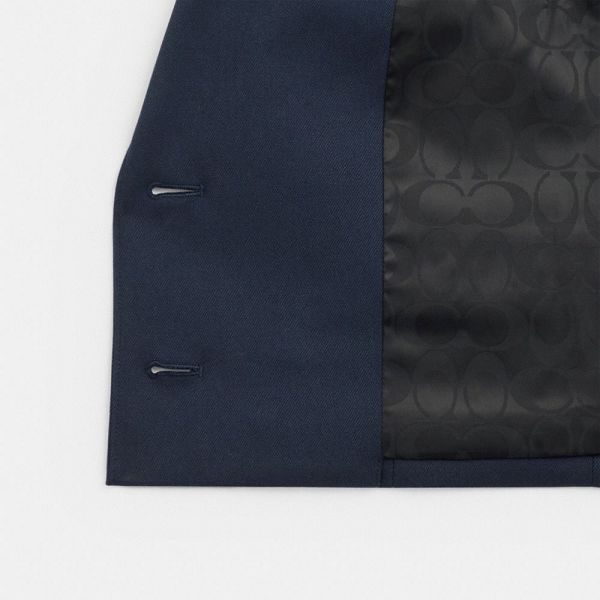 Dámské Blejzr Coach Cropped Tmavě Blankyt | 4213076-CZ