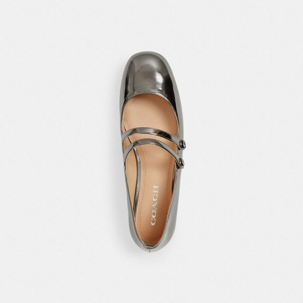 Dámské Boty Mary Jane Coach Winley Tmavě Šedé | 8465730-CZ
