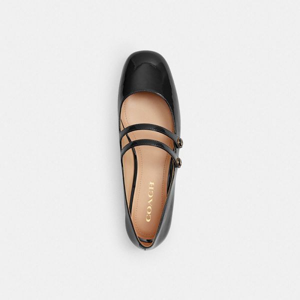 Dámské Boty Mary Jane Coach Winley Černé | 1259784-CZ
