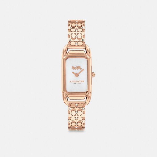 Dámské Hodinky Coach Cadie 17.5 Mm X 28.5 Mm Růžové Zlaté | 3748659-CZ