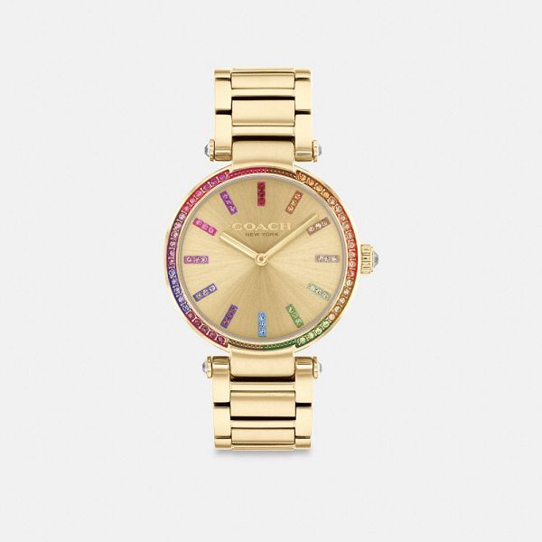 Dámské Hodinky Coach Cary 34 Mm Zlaté | 6174890-CZ