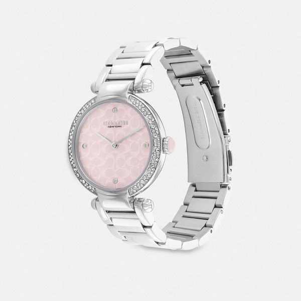Dámské Hodinky Coach Cary 34 Mm Šedé Růžové | 5873146-CZ