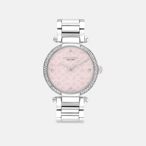 Dámské Hodinky Coach Cary 34 Mm Šedé Růžové | 5873146-CZ