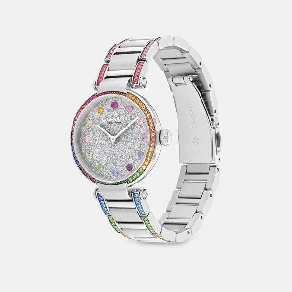 Dámské Hodinky Coach Cary 34 Mm Šedé Šedé | 1685794-CZ