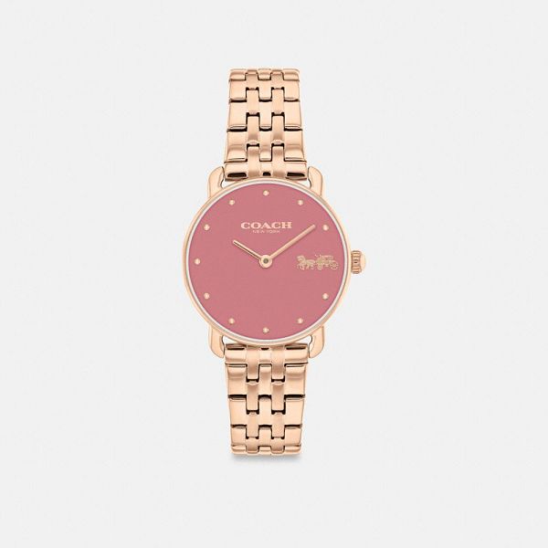 Dámské Hodinky Coach Elliot 28 Mm Růžové Zlaté | 9354286-CZ