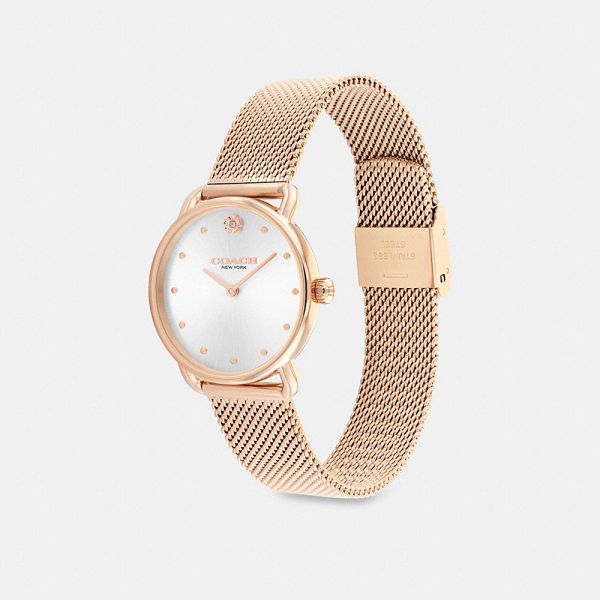 Dámské Hodinky Coach Elliot 28 Mm Růžové Zlaté | 5861947-CZ