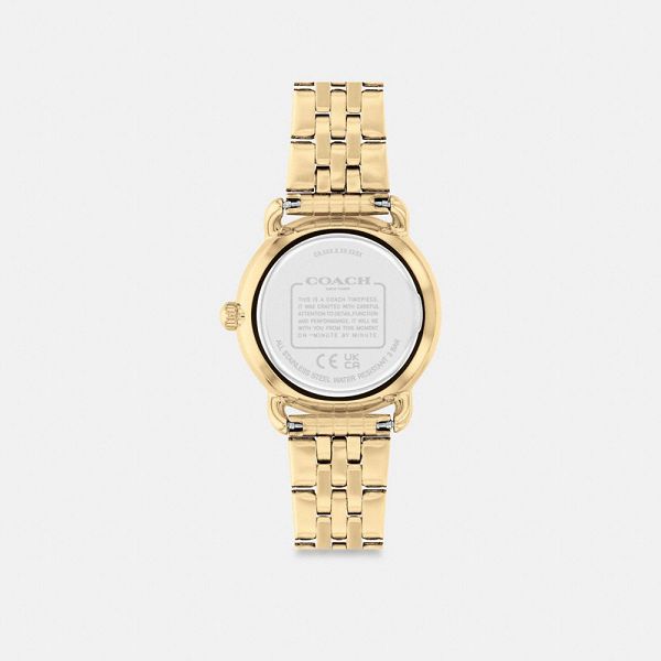 Dámské Hodinky Coach Elliot 28 Mm Zlaté | 5723149-CZ
