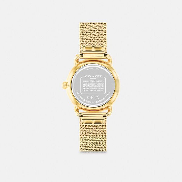 Dámské Hodinky Coach Elliot 28 Mm Zlaté | 8523470-CZ