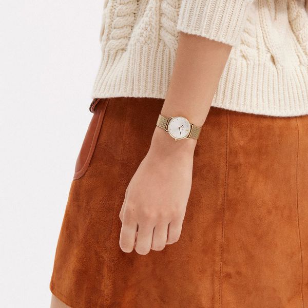 Dámské Hodinky Coach Elliot 28 Mm Zlaté | 8523470-CZ
