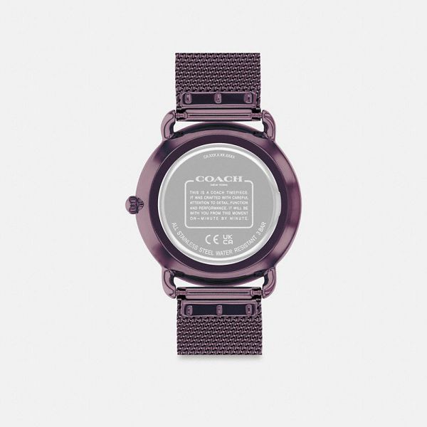 Dámské Hodinky Coach Elliot 36 Mm Fialové | 2185947-CZ