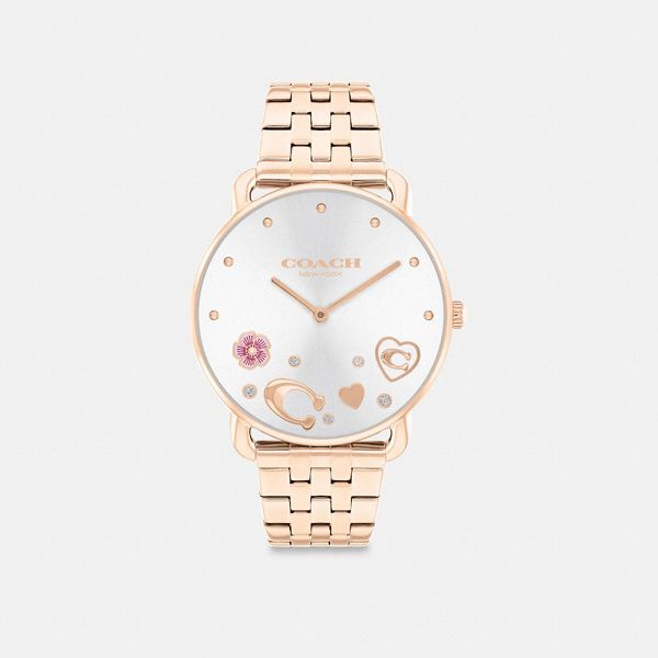 Dámské Hodinky Coach Elliot 36 Mm Růžové Zlaté | 6751389-CZ
