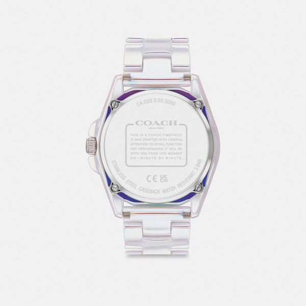 Dámské Hodinky Coach Greyson 36 Mm Bílé | 4027193-CZ