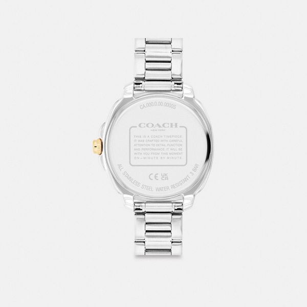Dámské Hodinky Coach Kitt Chronograph 34 Mm Zlaté Stříbrné | 5712638-CZ