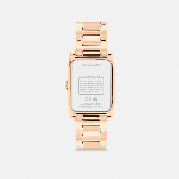 Dámské Hodinky Coach Reese 24 Mm X 35 Mm Růžové Zlaté | 4958367-CZ