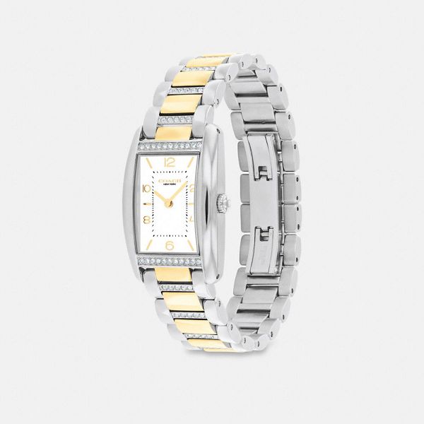 Dámské Hodinky Coach Reese 35 Mm X 24 Mm Stříbrné Zlaté | 3576091-CZ