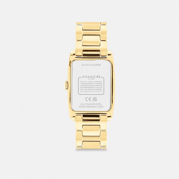 Dámské Hodinky Coach Reese 35 Mm X 24 Mm Zlaté | 1378560-CZ
