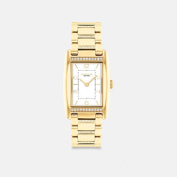 Dámské Hodinky Coach Reese 35 Mm X 24 Mm Zlaté | 1378560-CZ