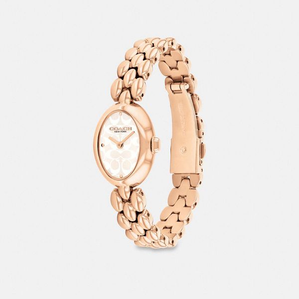 Dámské Hodinky Coach Sammy 22 Mm Růžové Zlaté | 8039164-CZ